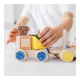 Les jouets bambolino bloquent le trains en bois - afbeelding 3