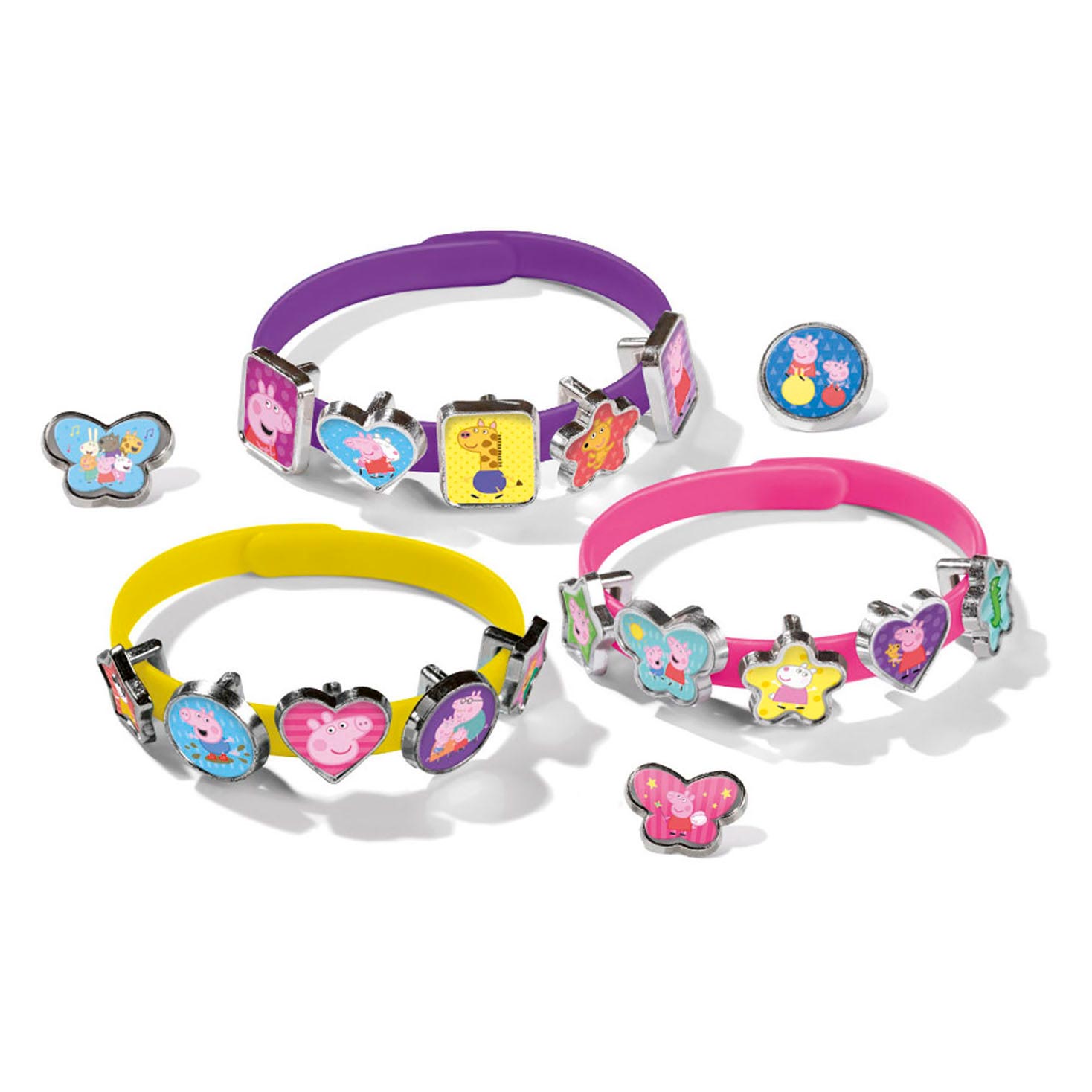 Bracelets glissants de porc peppa