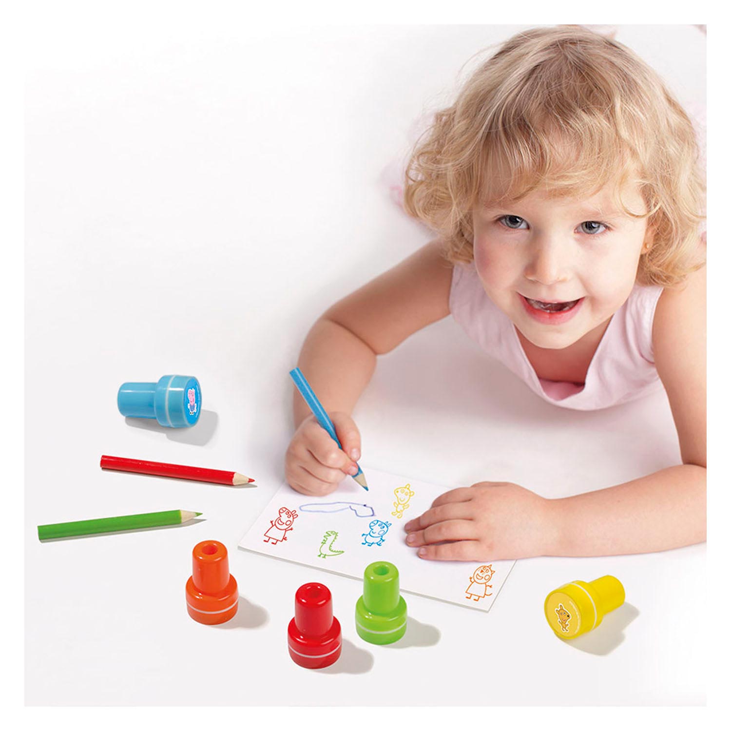 Ensemble de tampons créatifs de peppa pig