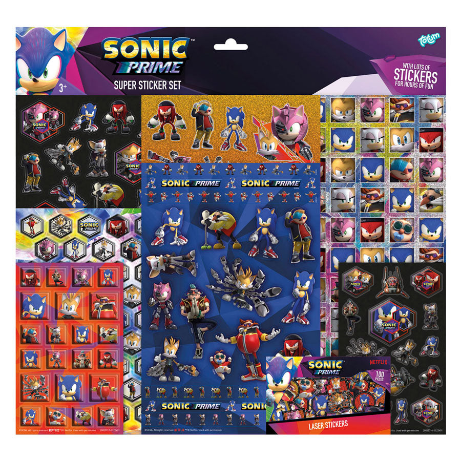Tottum Sonic Super Stickerset