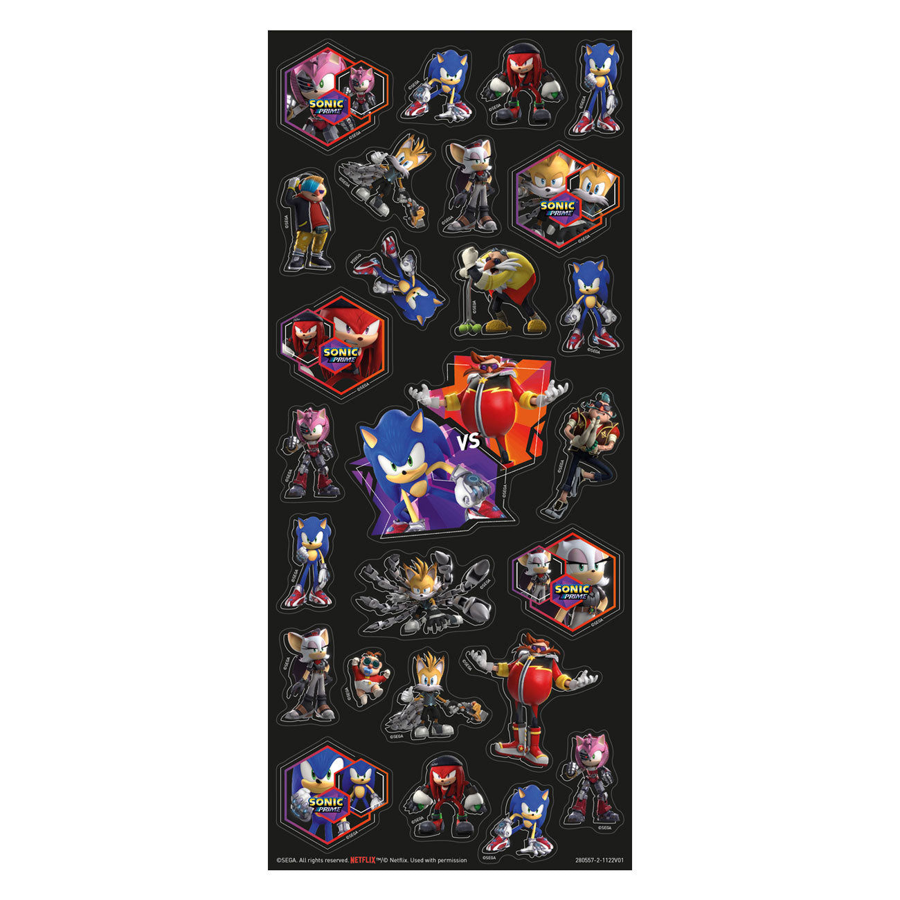 Tottum Sonic Super Stickerset
