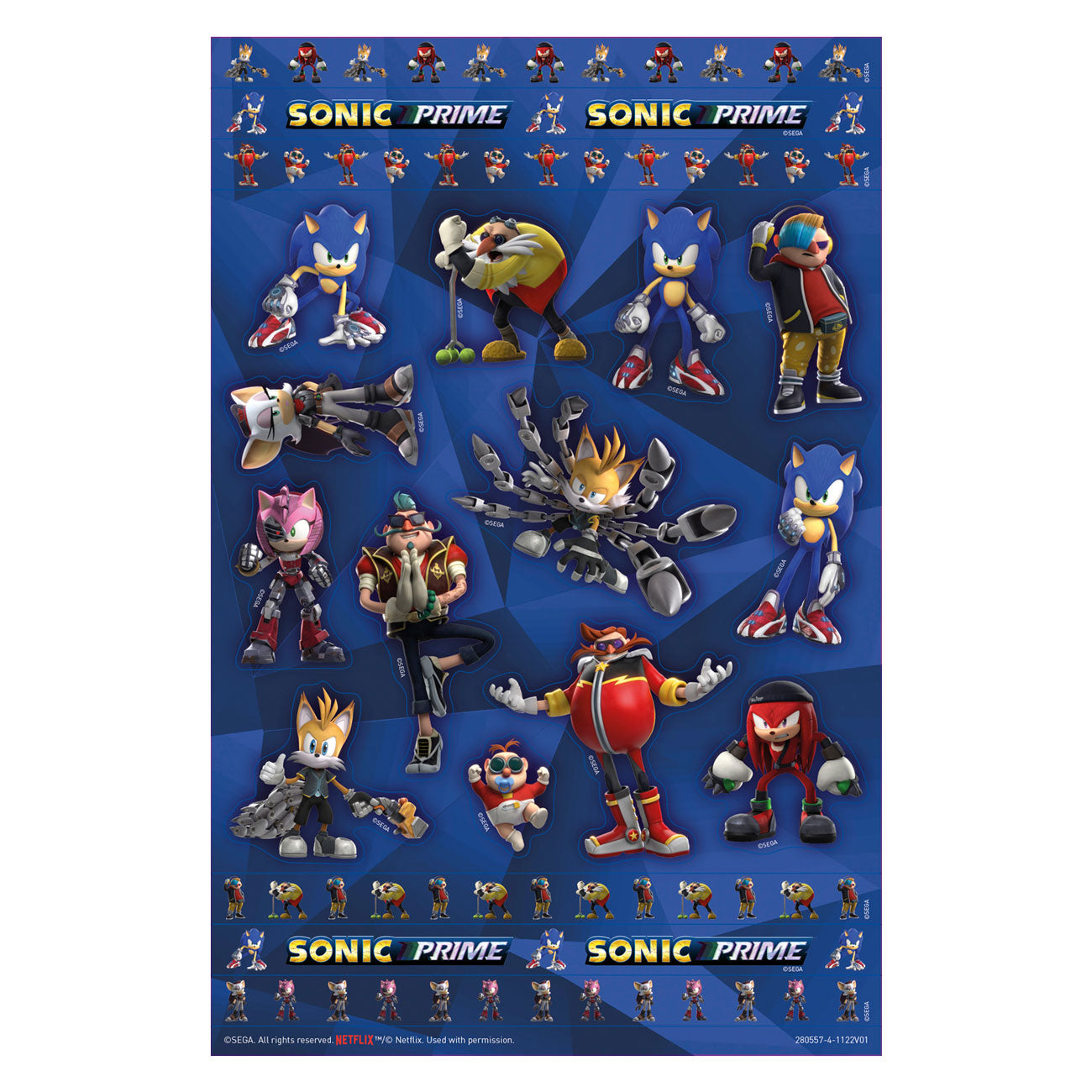 Tottum Sonic Super Stickerset