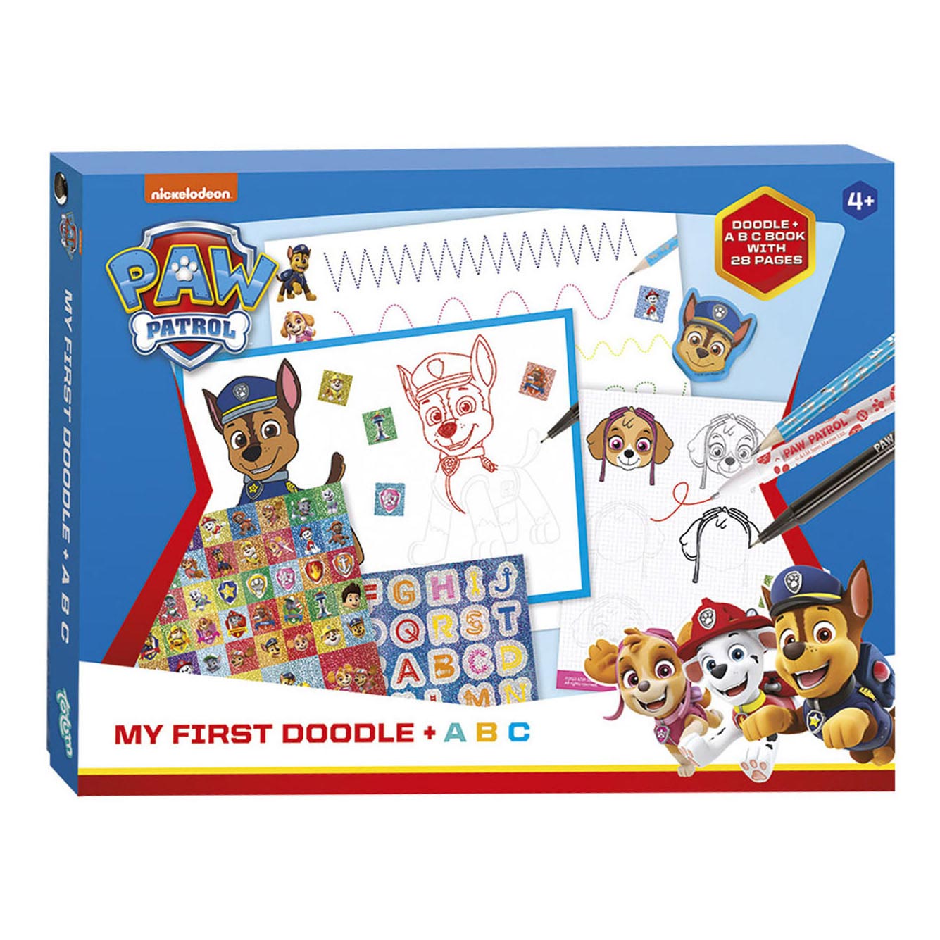 Totum Paw Patrol - Mon premier doodle + ABC apprenez à écrire