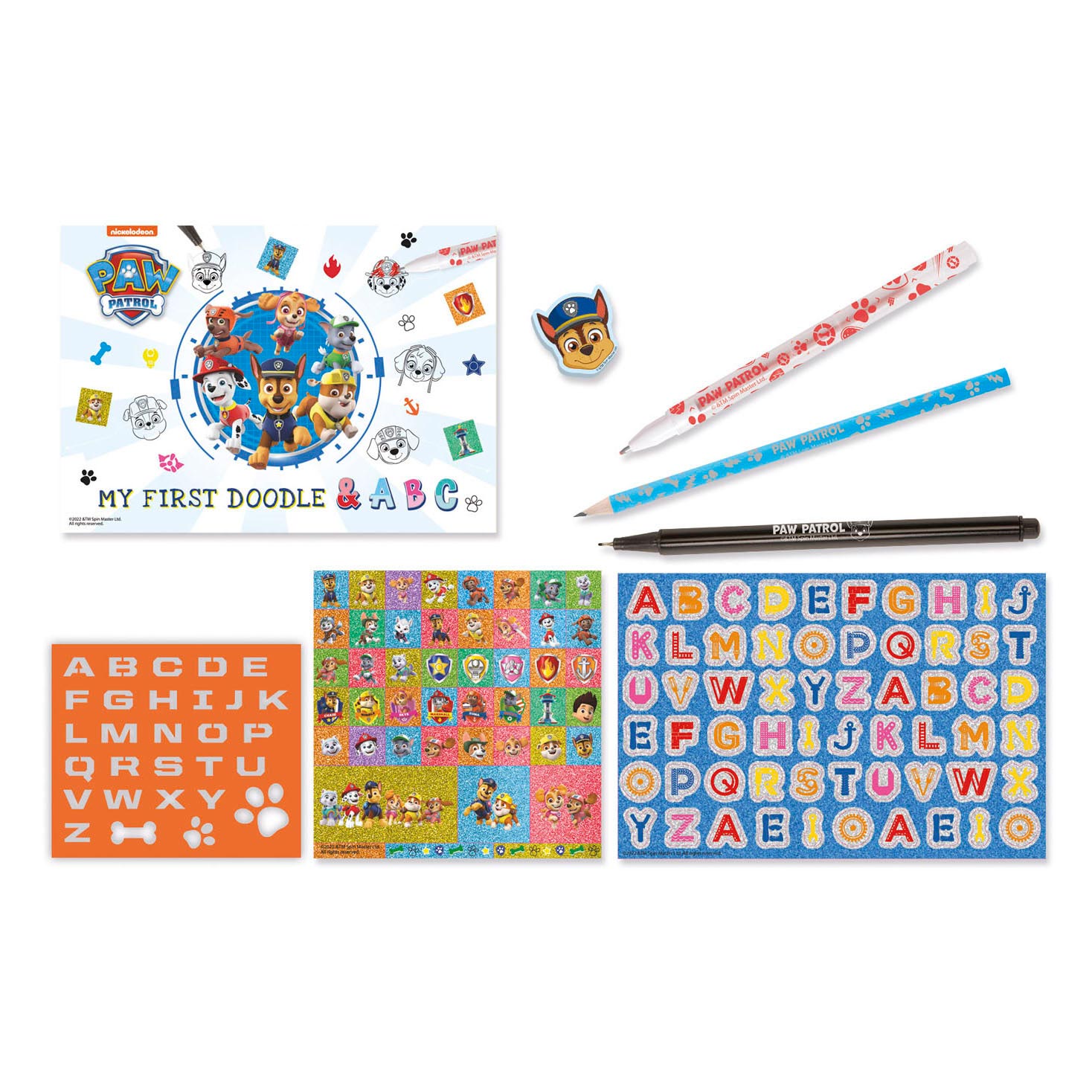 Totum Paw Patrol - Mon premier doodle + ABC apprenez à écrire