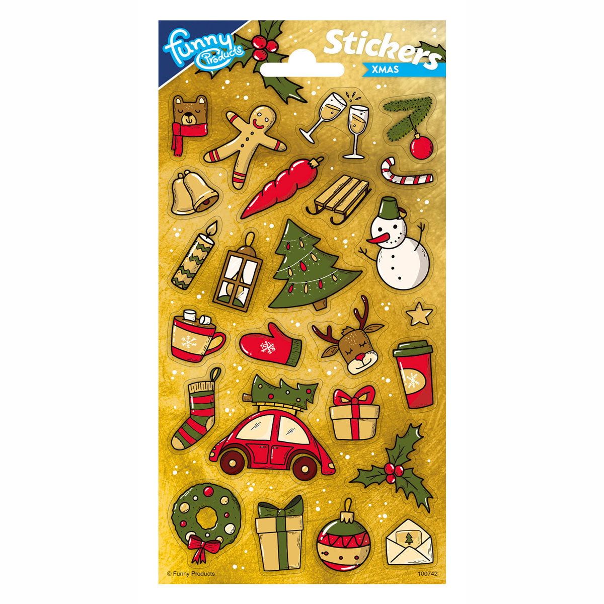 Totum Stickervel Twinkle Christmas