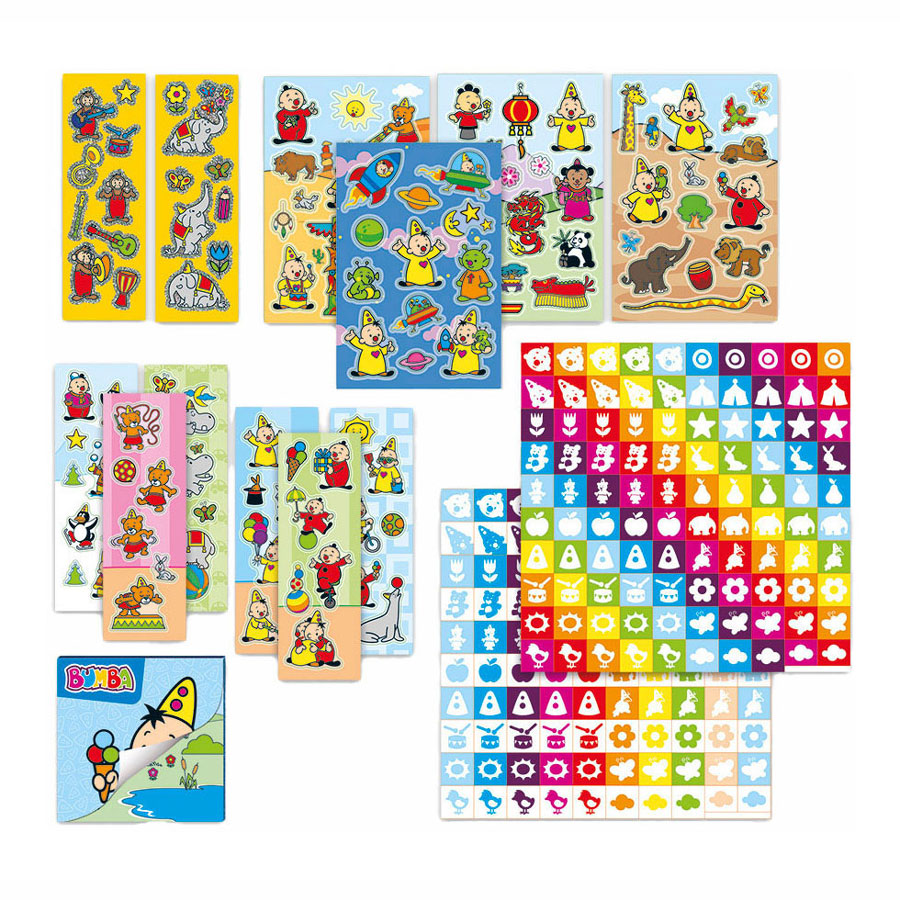 Totum bumba autocollant set grand