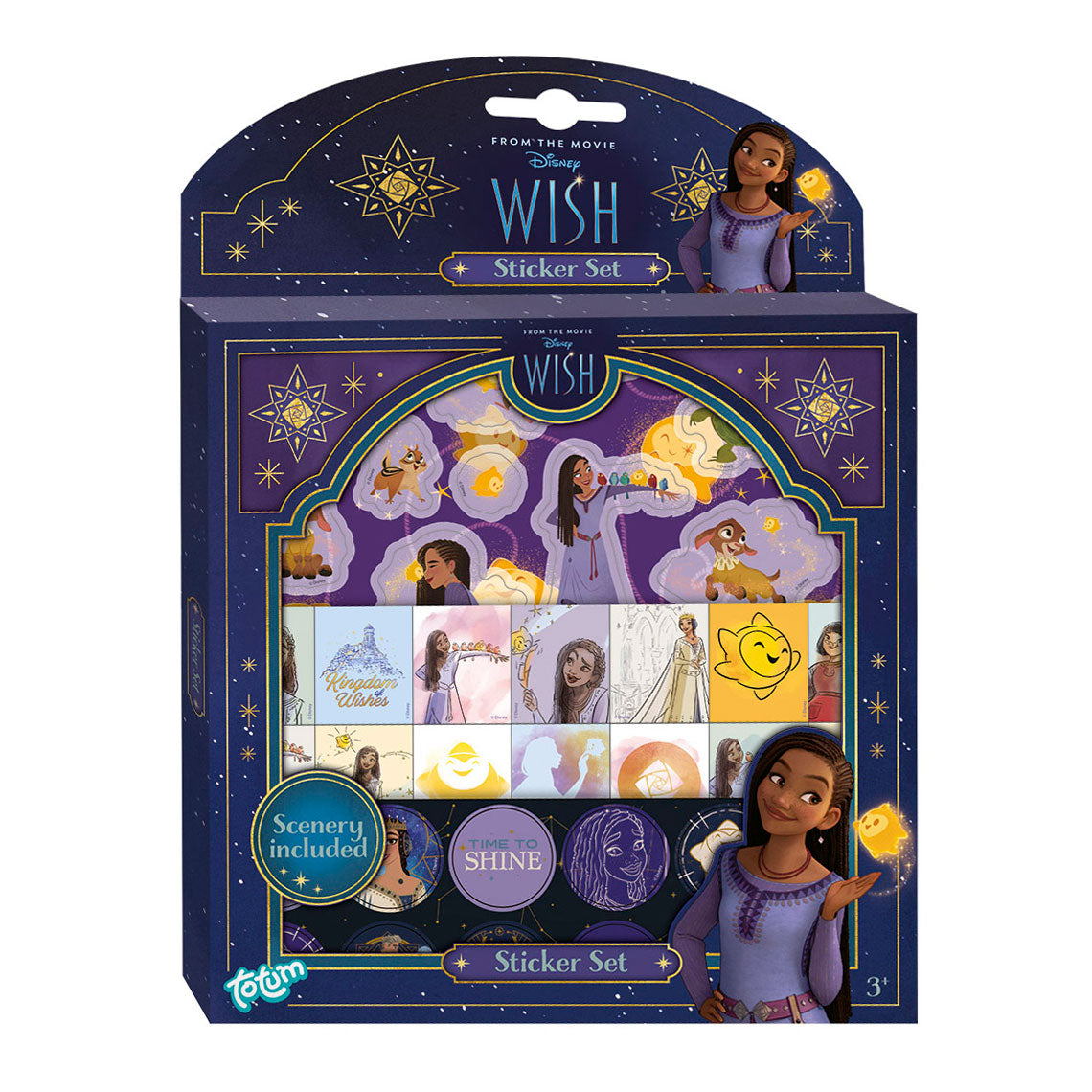 Disney Wish - Ensemble d'autocollants