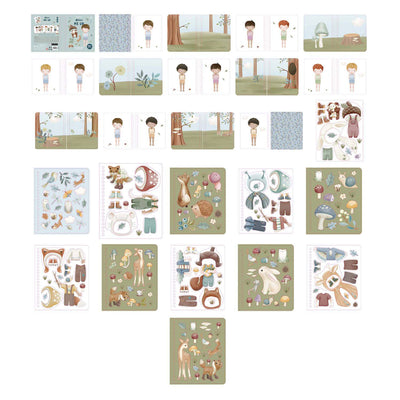 Little Dutch Dress Up Sticker Book Jim Forest Friends