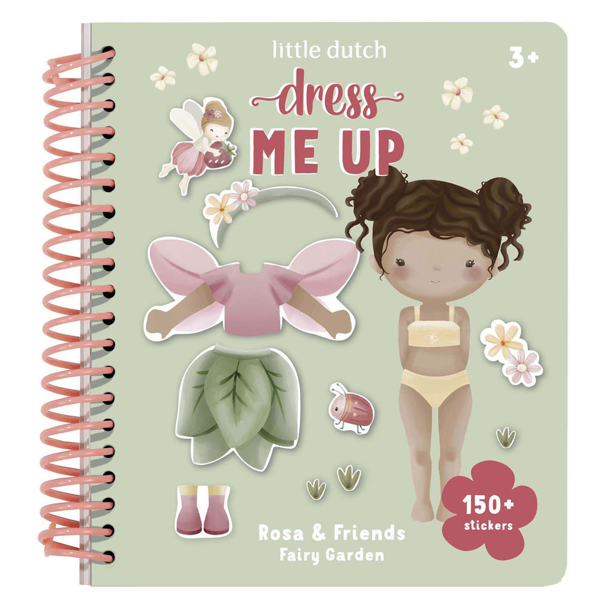 Little Dutch Dress Up Sticker Book Rosa Fairy Garden