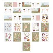 Little Dutch Dress Up Sticker Book Rosa Fairy Garden - afbeelding 2