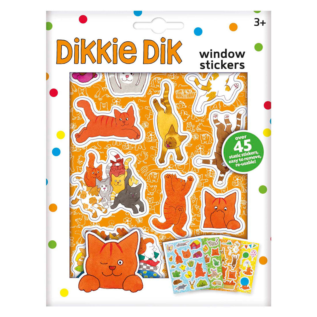Bambolino Toys Dikkie Dik Window Stickers, 45dlg.