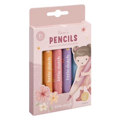Crayons Little Dutch rose - 6 pcs.
