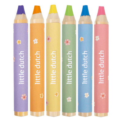 Crayons Little Dutch rose - 6 pcs.