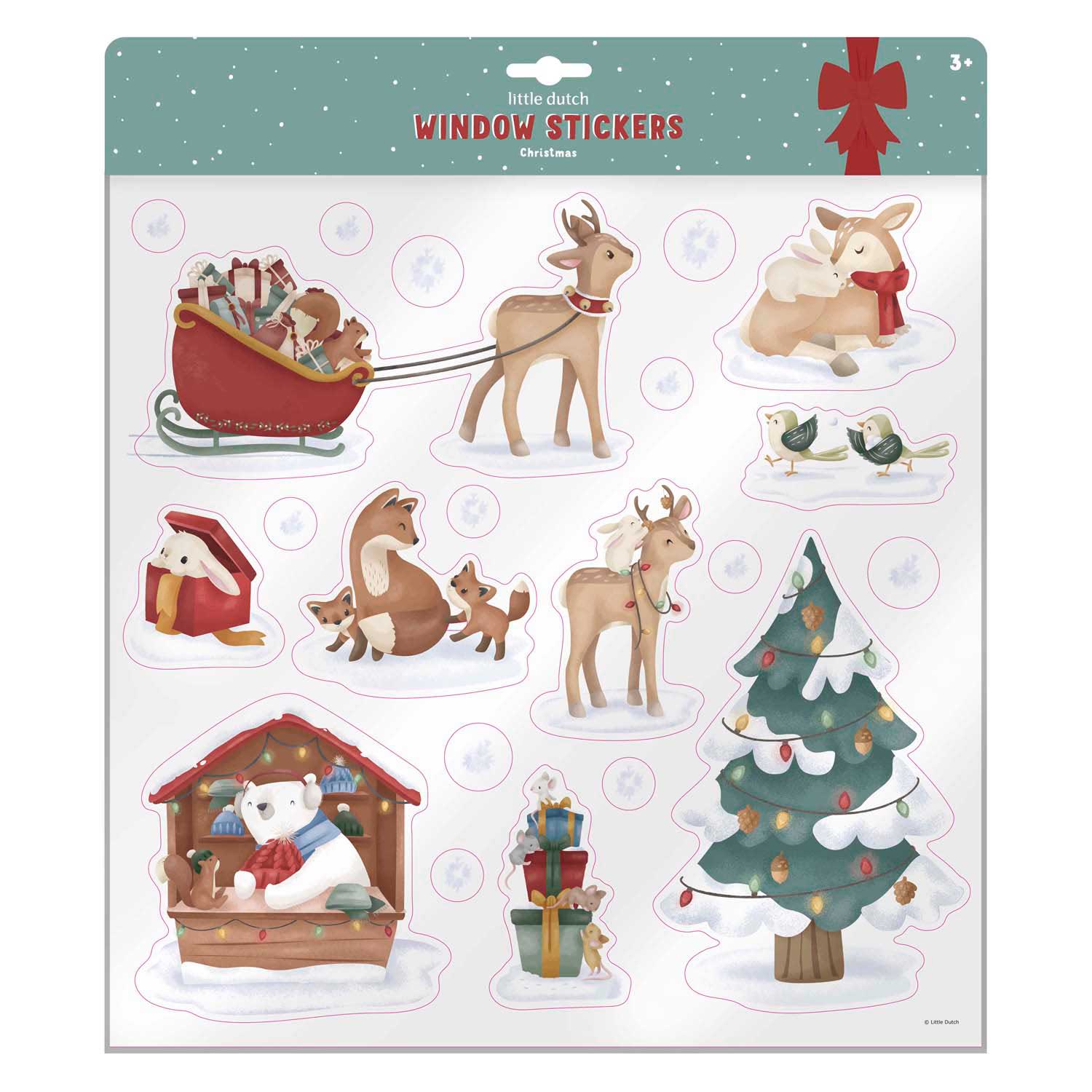 Autocollants de fenêtre de Noël jouets Bambolino