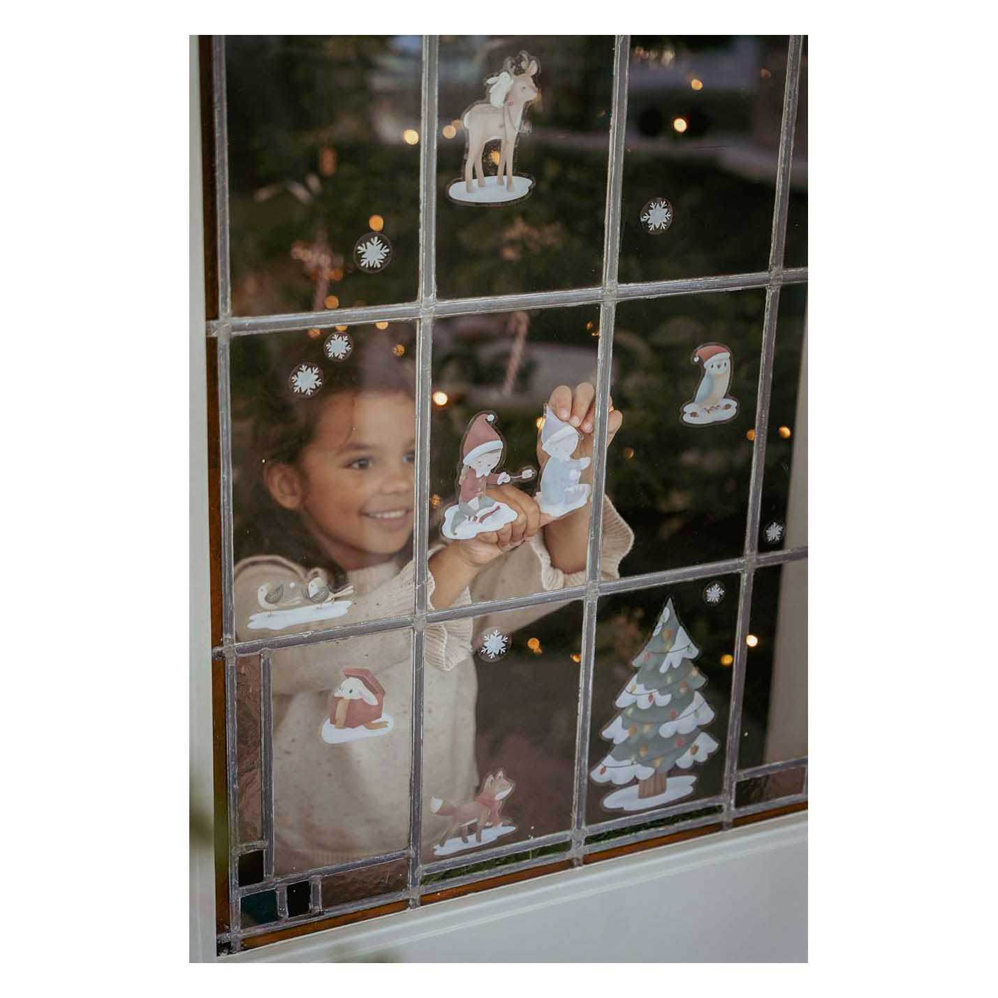 Autocollants de fenêtre de Noël jouets Bambolino
