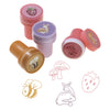 Bambolino jouets petits timbres hollandais jardin féerique - 16 pcs.