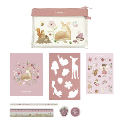 Bambolino jouets petite trousse à crayons hollandaise jardin féerique - 7 pcs.