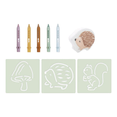 Bambolino jouets petits crayons de bain hollandais amis de la forêt - 9 pcs.