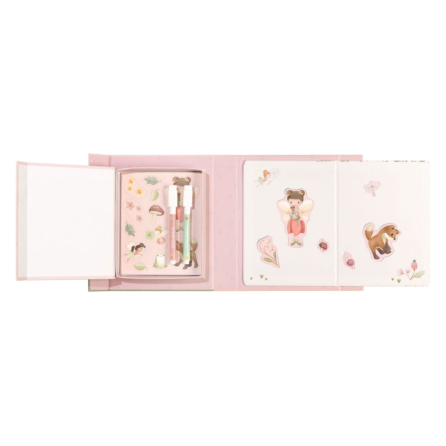 Ensemble de panneaux et d'aimants Little Dutch Rosa Friends