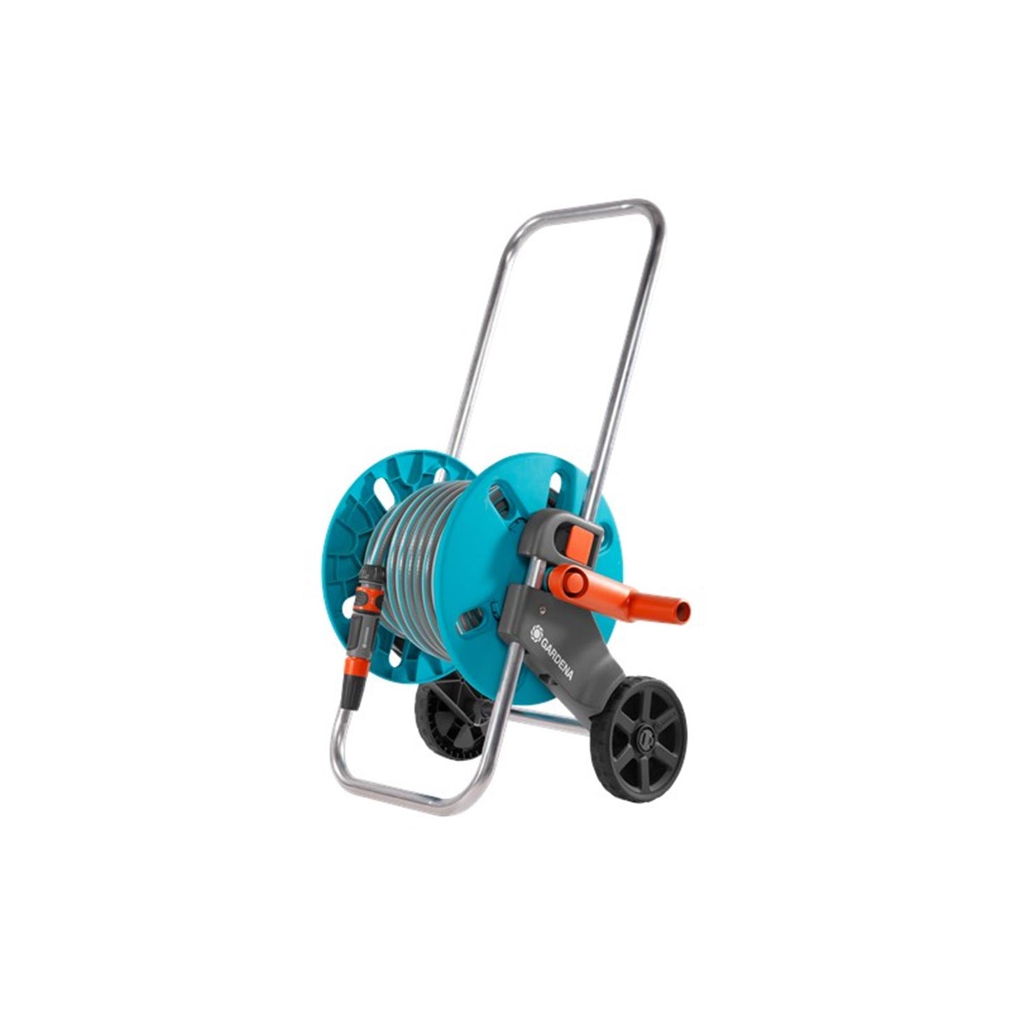 Chariot enrouleur de tuyau Gardena aquaroll 20mtr