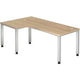 Marteau de bureau Bach vqs82 e marron 1200 mm x 2000 mm x 685 mm