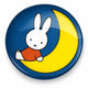 Aimant en verre Miffy xl lune ø5cm