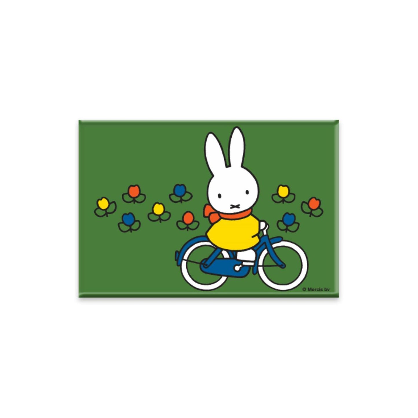 Miffy aimant vélo vert 8x5,5cm