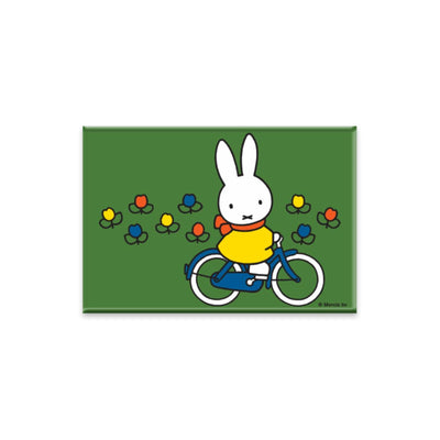Miffy aimant vélo vert 8x5,5cm