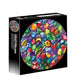 Intro Puzzle Round - Gemmes colorées - 1000 pièces