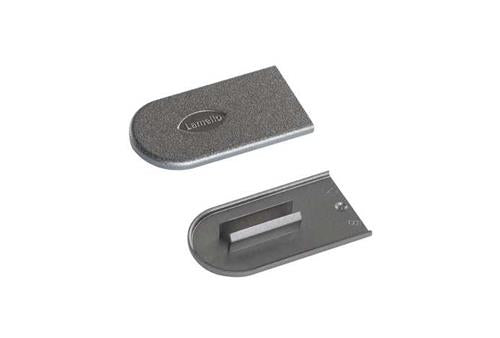 Caches Lamello armoireo acier foncé (100 pcs)