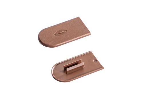 Caches Lamello armoireo ral8007 (100pcs)
