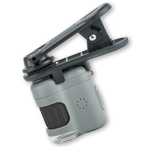 Carson Zakmicroscope MM-380 Micromini 20X avec adaptateur de smartphone