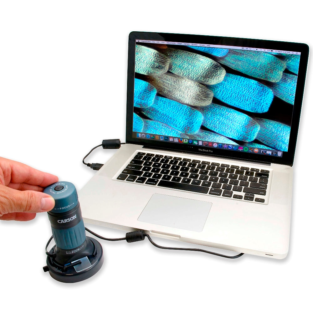 Carson Digital USB Microscope 86-457X avec enregistreur