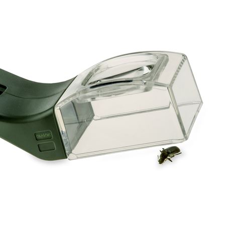 Terre de grossissement de Carson Bugview avec un receveur d'insectes à une main
