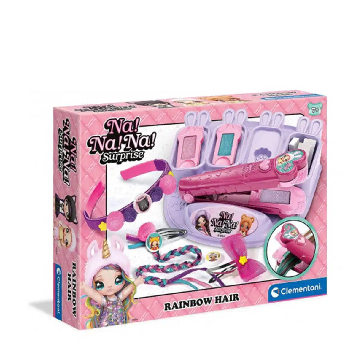 Clementoni cheveux arc-en-ciel na na na surprice set