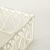 Boltze home porte-serviettes métal blanc