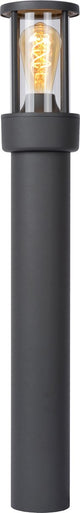 Lucid lori - lampe sur pied - 1xe27 - ip44 - capteur jour nuit - anthracite