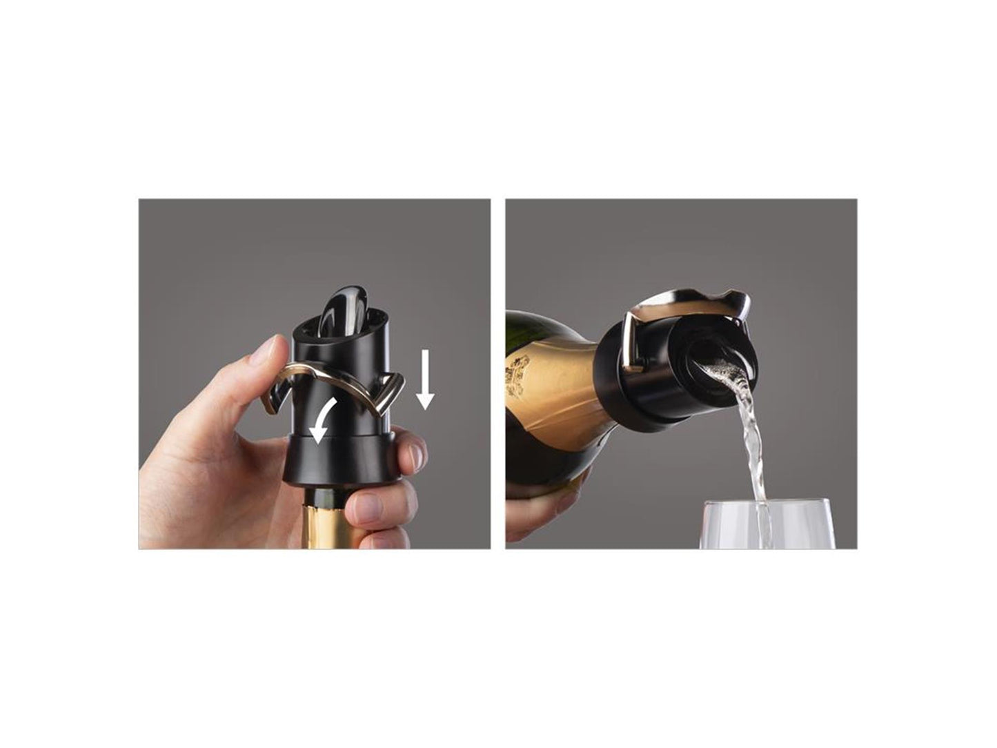 Serveur économiseur de vin et champagne sous vide