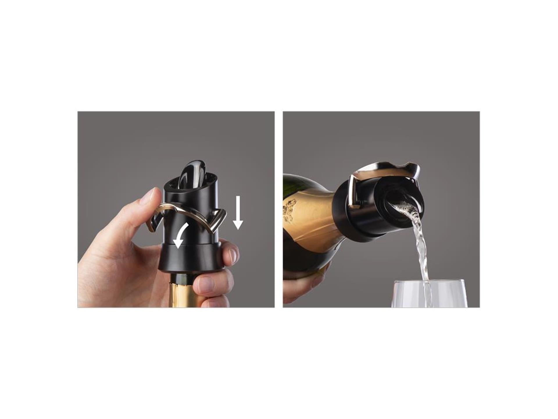Serveur économiseur de vin et champagne sous vide