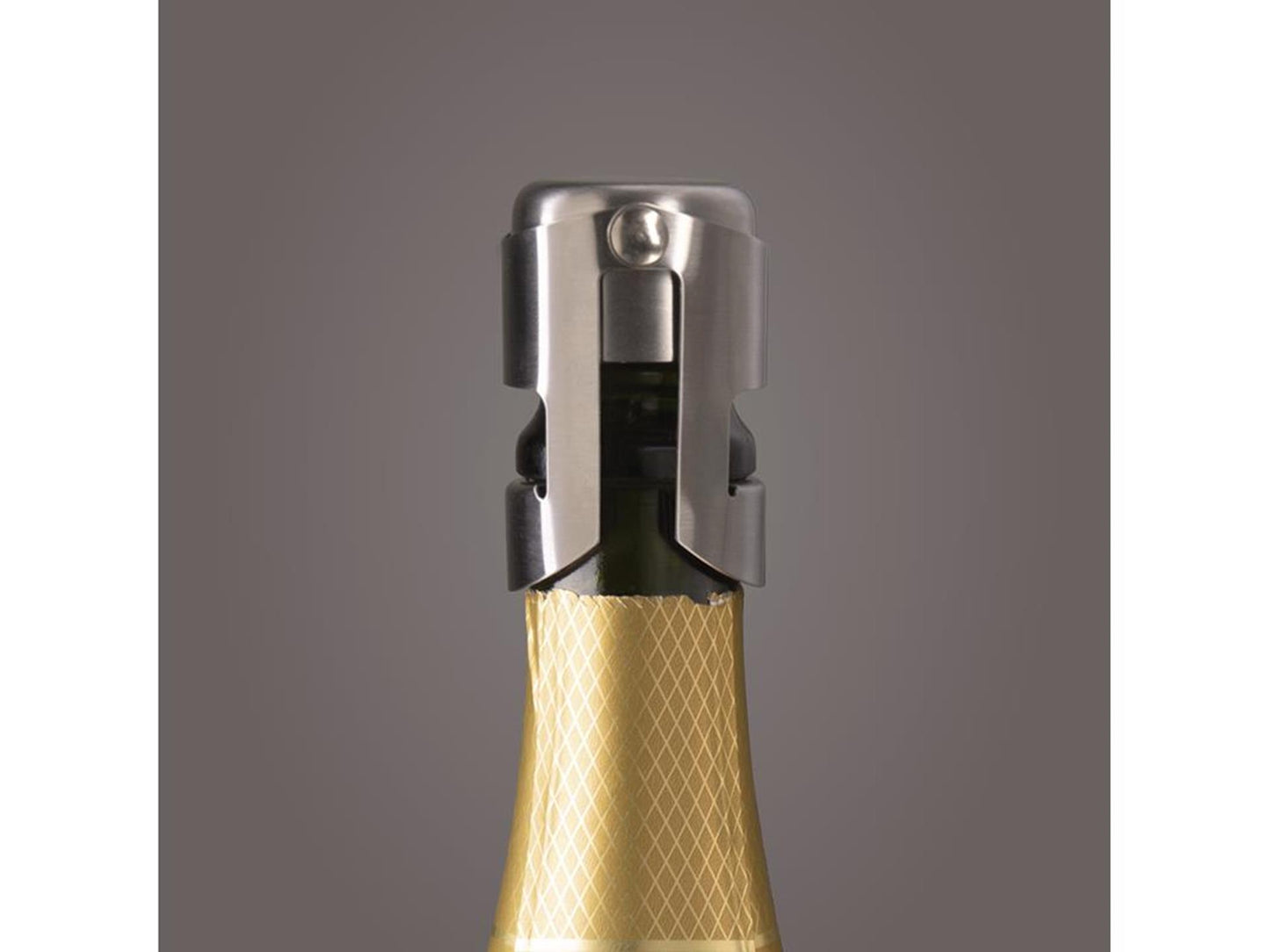 Vin Vin Champagne Stopper en acier inoxydable