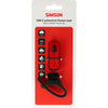 Lampe de poche LED Simson USB-C rouge