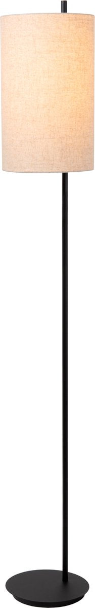 Lucide magic - lampadaire - ø 24 cm - 1xe27 - noir - japandi