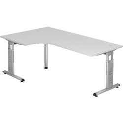 Bach bureau d'angle Hammerer vos82 e d mélamine 200x120cm blanc