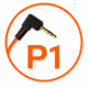 Câble de connexion caméra Miops panasonic p1 orange