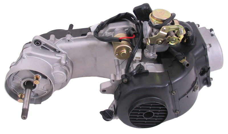 Edge Engine block complete scooter GY6 10-inch wheel with Long rear axle including Carburettor