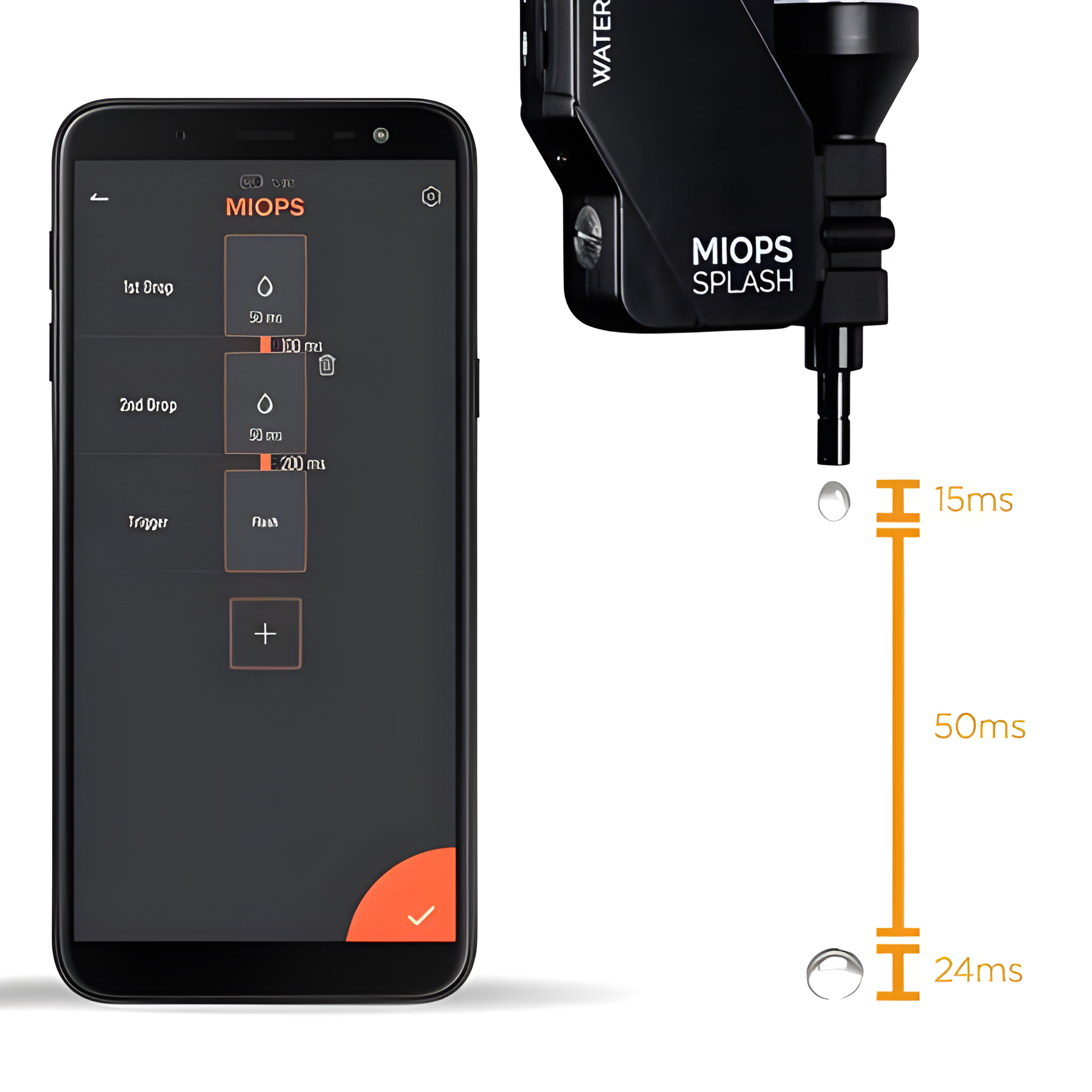 Miops splash v2 kit goutte d'eau pro c1