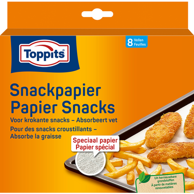 Toppits 1067534 - papier snack 8 feuilles | 10 pièces