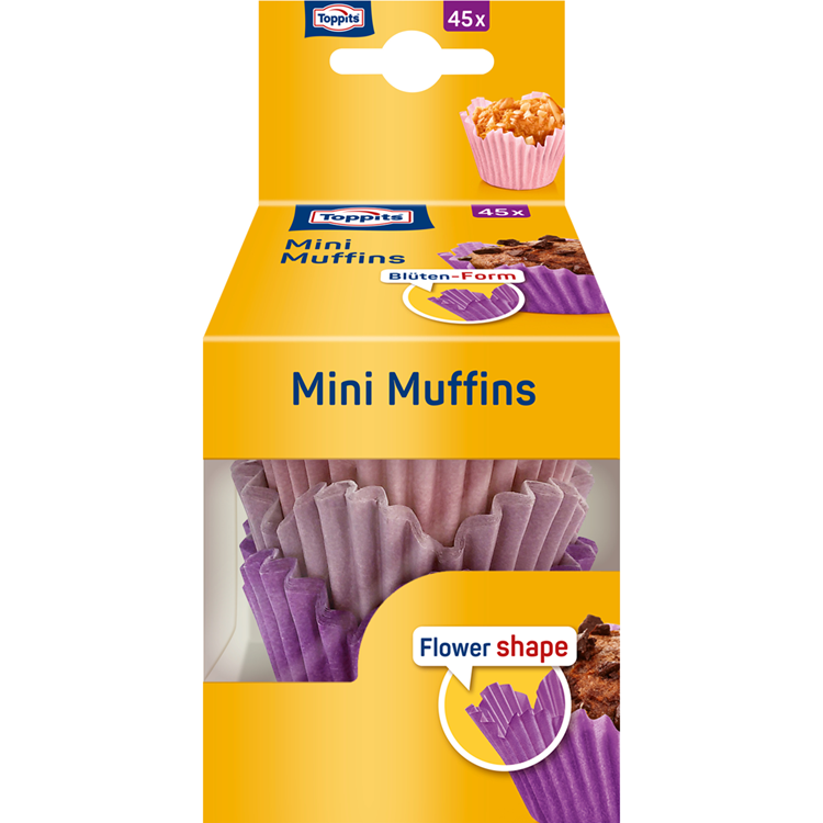 Toppits 1067515 - mini muffins 45 pièces | 20 pièces