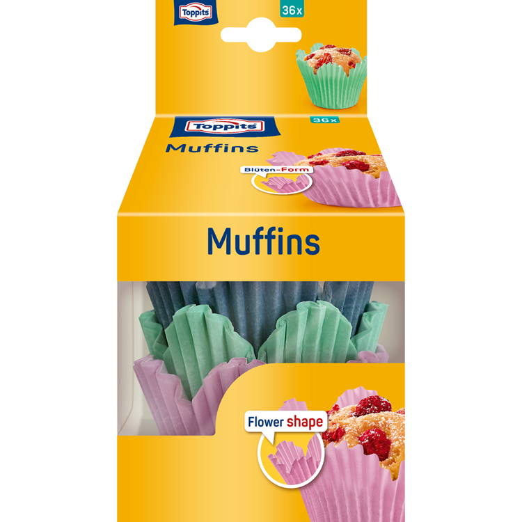 Toppits 1067516 - farine pour muffins 36 pièces | 16 pièces
