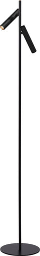 Lucide philon - lampe de lecture - ø 23 cm - LED dimmable - 2x4,5w 3000k - noir